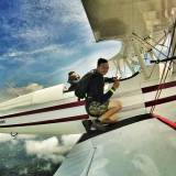 Stearman Biplane Jump