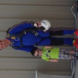 Dad and son at the DZ