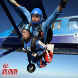Tandem jumping exit