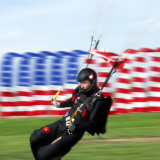 Speed landing with flags Martin Duppenthaler