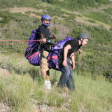 tandem paraglider