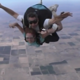 Denise skydiving