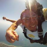 first jump