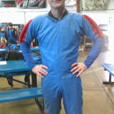 Kevin suited up