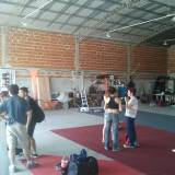 the hangar