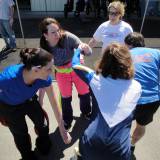 Team 2 dirt diving
