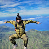 Sit Flying over Hawaii