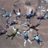 Dropzone.com 10-way record. Perris Valley Skydiving - 2 March 2002