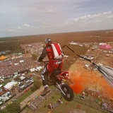 Motor BASE jump from 70 meter