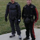 My friend going on his first tandem jump
