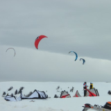 snow kiting