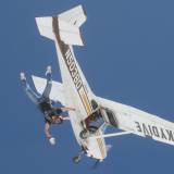 Diver, plane, and pilot