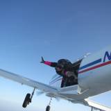 Diving from the plane!!