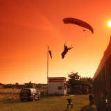 landing at sunset #2