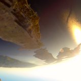 Inverted sunset