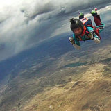Playing in the sky before the spring storms roll in