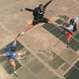 Freeflying over Eloy